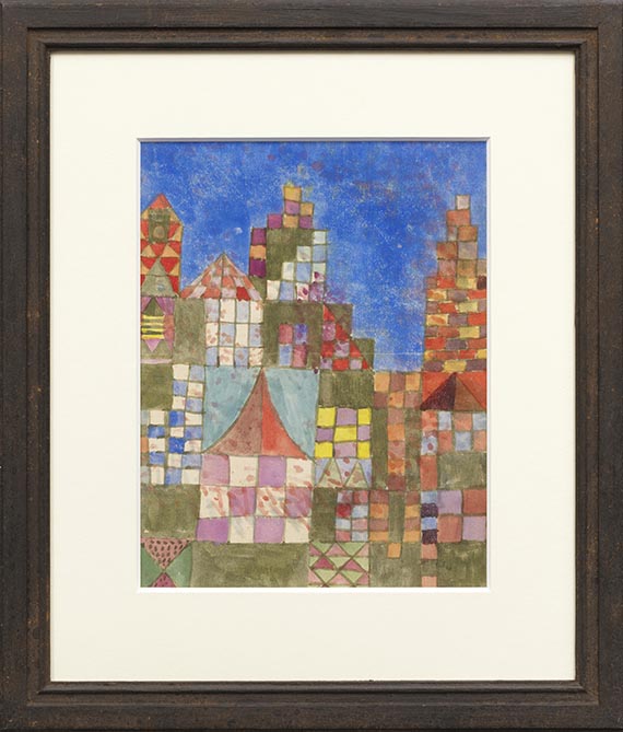 Paul Klee - Westöstliche Bauten - Image du cadre