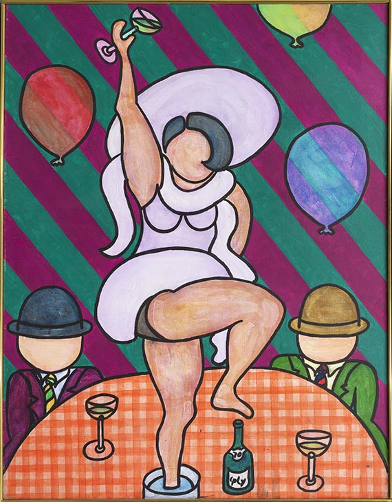 William N. Copley - Happy New Year - Image du cadre