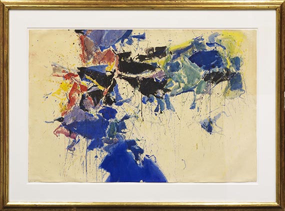 Sam Francis - Fragment of pure land - Image du cadre