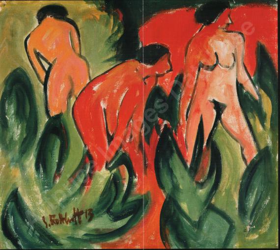 KARL SCHMIDT-ROTTLUFFAkte im Freien/Drei ...