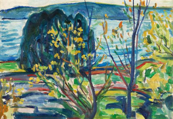 EDVARD MUNCHFjordlandskap (Fjord...