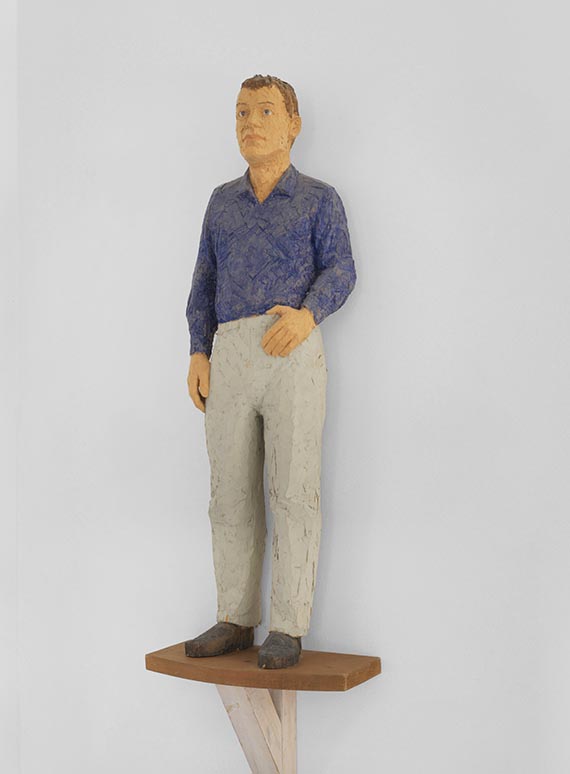 Stephan Balkenhol - Mann in blauem Hemd - Autre image