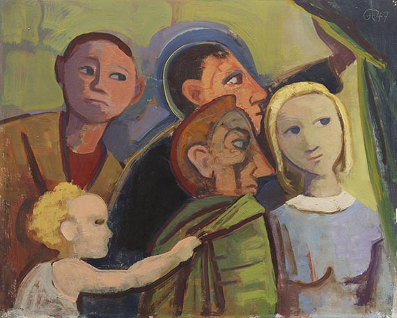 Karl Hofer - Neugierige