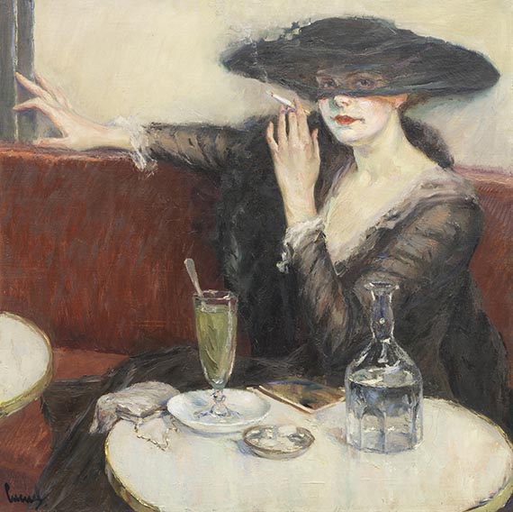 Edward Cucuel - Im Café