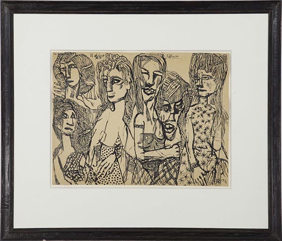 Louis Soutter - Effluves - Il exige un porto - Image du cadre