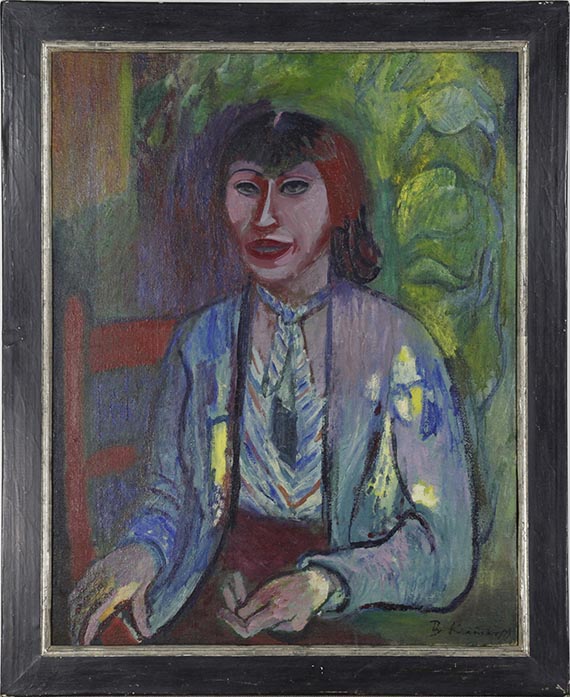 Bruno Krauskopf - Porträt Frau L.A. - Image du cadre