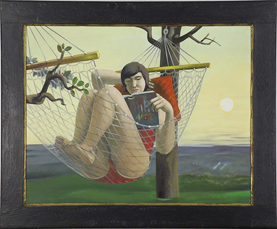 Wolfgang Mattheuer - Hängematte - Image du cadre