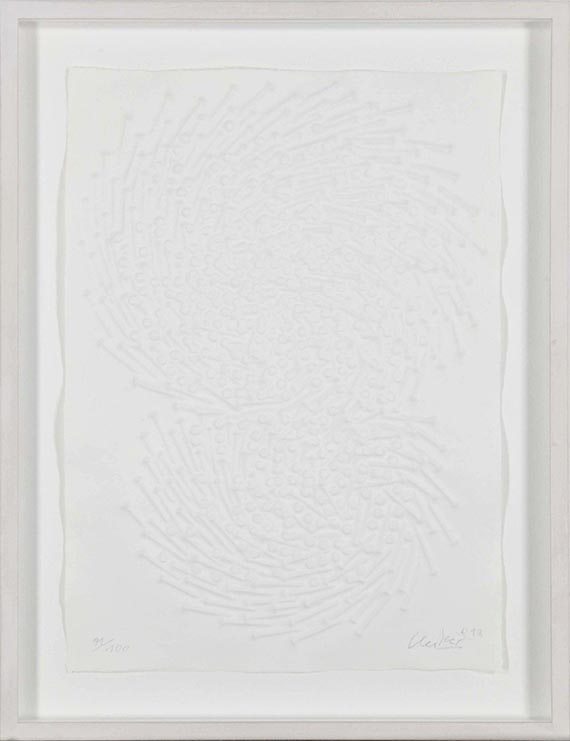 Günther Uecker - Doppelspirale - Image du cadre