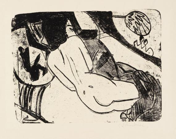 ERNST LUDWIG KIRCHNER"Rückenakt, liegend...