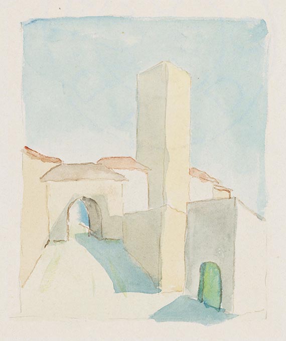 Hermann Hesse - 4 Orig.-Aquarelle - Autre image