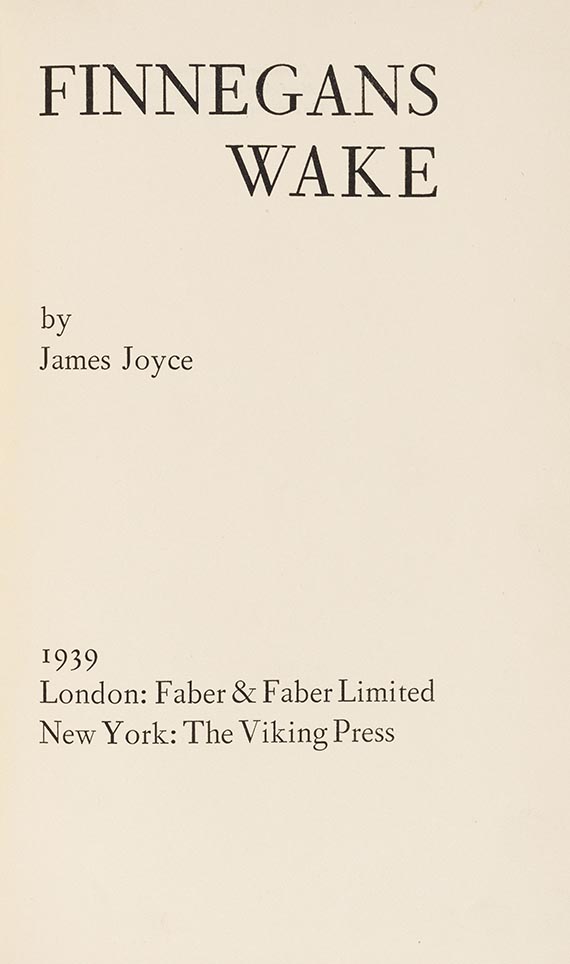 James Joyce - Finnegans Wake