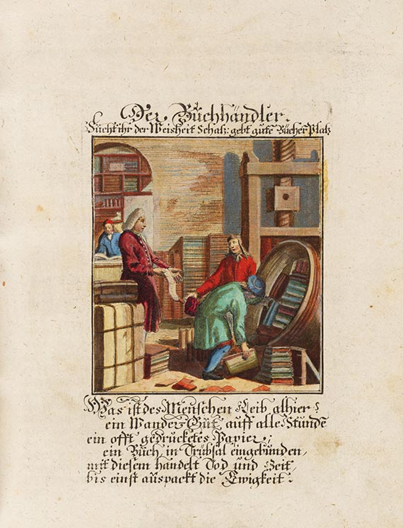 Christoph Weigel - Abbildung der Gemein-Nützlichen Haupt-Stände ... Künstler und Handwerker