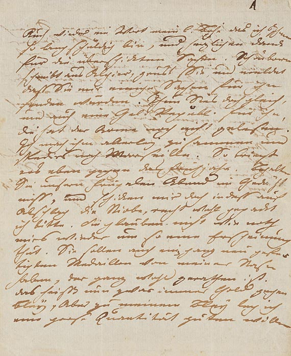 Johann Wolfgang von Goethe - Eigh. Brief an Boie, 1774 - Autre image