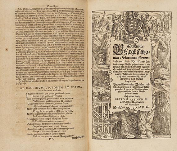 Peter Albinus - Meißnische Land und Berg-Chronica. 2 Teile in 1 Band