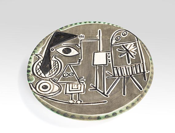 Pablo Picasso - Jacqueline at the easel