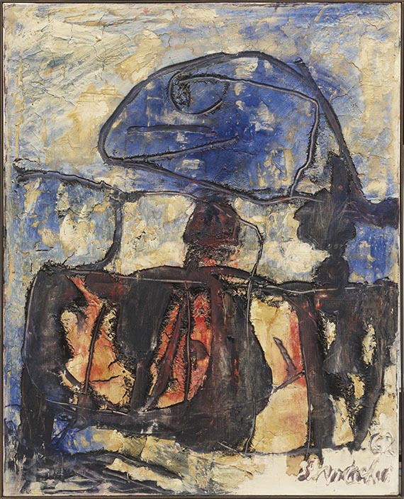 Emil Schumacher - Afri - Image du cadre