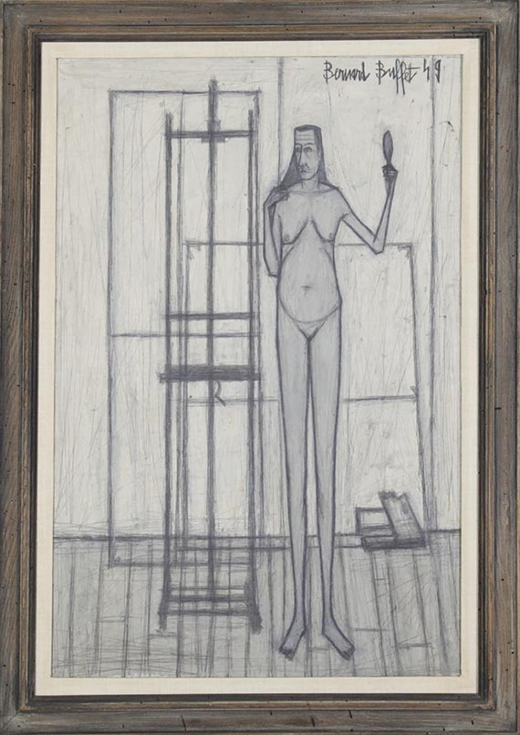 Bernard Buffet - Modèle dans l’atelier - Image du cadre
