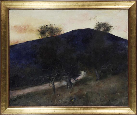 Lesser Ury - Der blaue Berg - Image du cadre