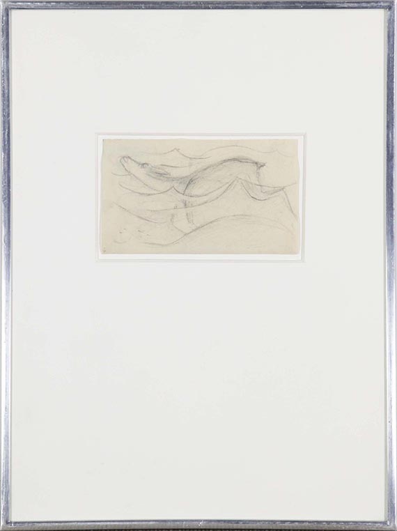 Franz Marc - Schwimmendes Reh - Image du cadre