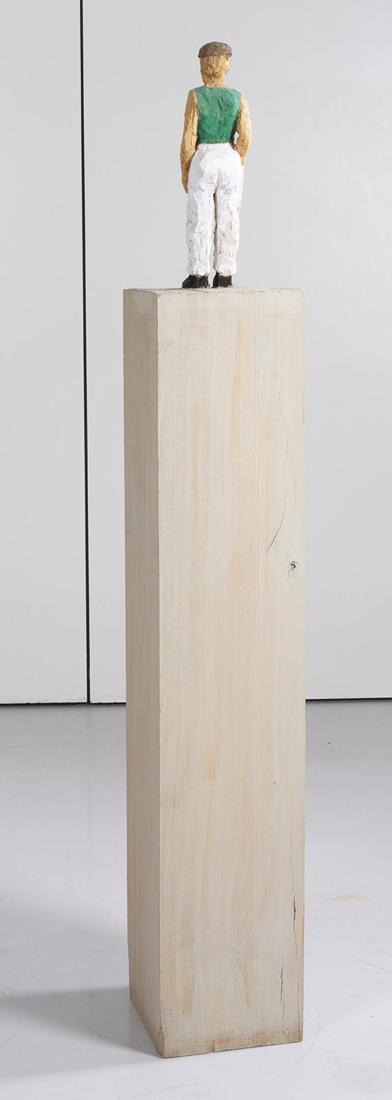 Stephan Balkenhol - Frau mit Hut - Verso