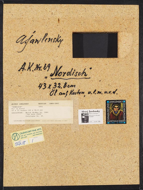 Alexej von Jawlensky - Nordisch (Großer Abstrakter Kopf) - Autre image