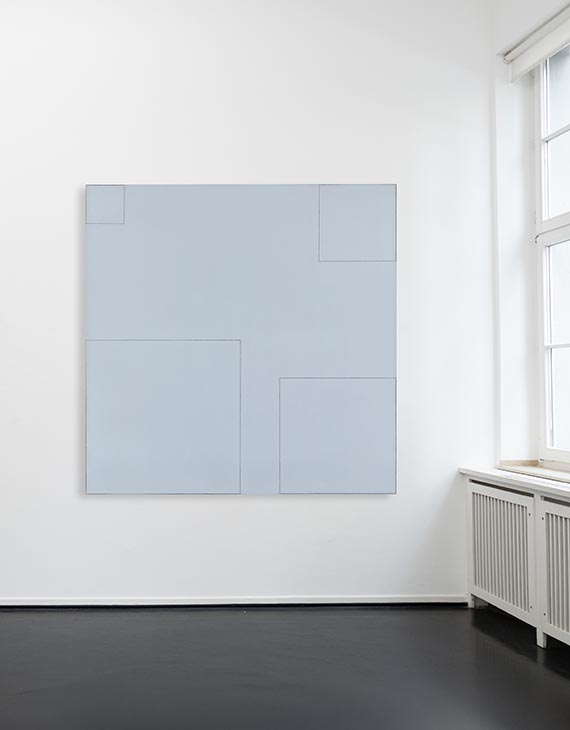 Robert Mangold - Four squares within a square (Light Blue) - Autre image