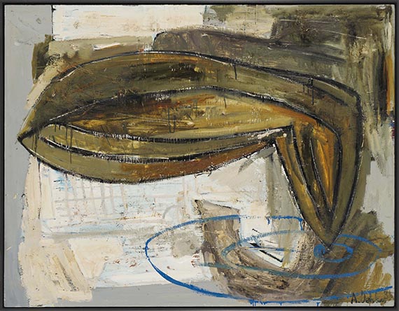 Albert Oehlen - Am Wasser - Image du cadre