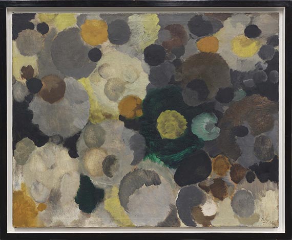 Ernst Wilhelm Nay - Smaragd in Grau - Image du cadre