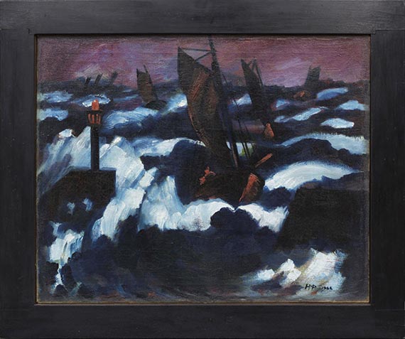 Hermann Max Pechstein - Ostsee - Image du cadre