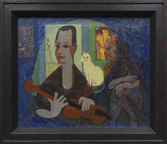 Ernst Ludwig Kirchner - Hommage à Klee (Bildnis Paul Klee und Frau) - Image du cadre