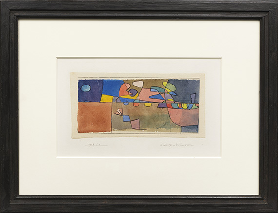 Paul Klee - Buntbewegtes an der Lage gemessen - Image du cadre