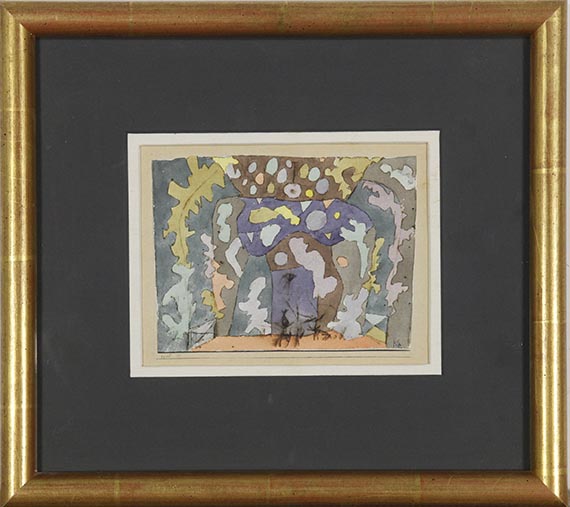 Paul Klee - Kleines Bühnenbild - Image du cadre