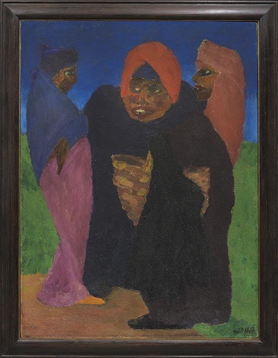 Emil Nolde - Drei Frauen - Image du cadre