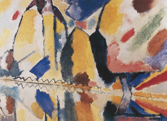 Illustration for: Wassily Kandinsky, Herbst II (Autumn II), 1912, oil on canvas, Phillips Collection, Washington.