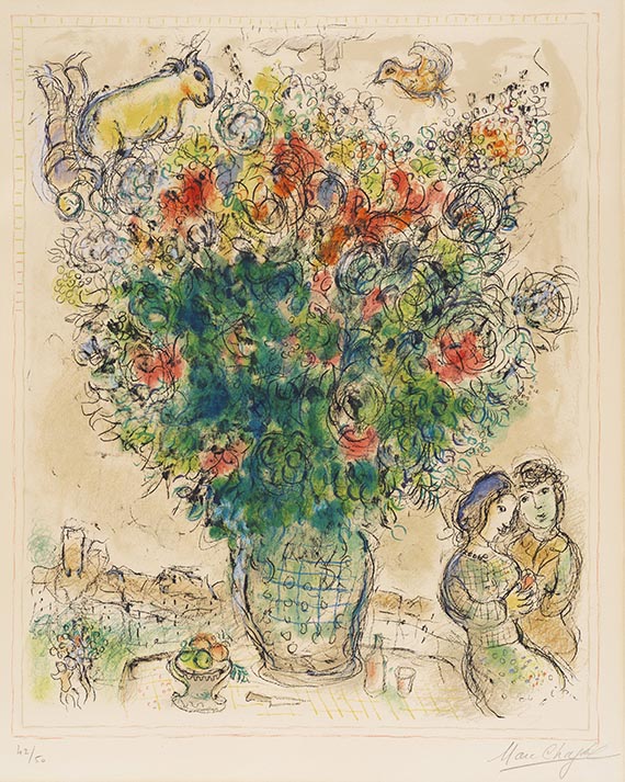 Marc Chagall - Bouquet Multicolore