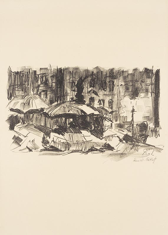  Mappenwerk / Portfolio - 2. Jahresmappe der Künstlergruppe ”Brücke”