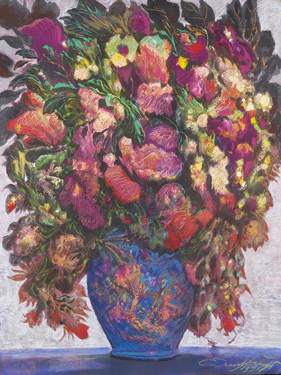 Ernst Fuchs - Blumenstillleben