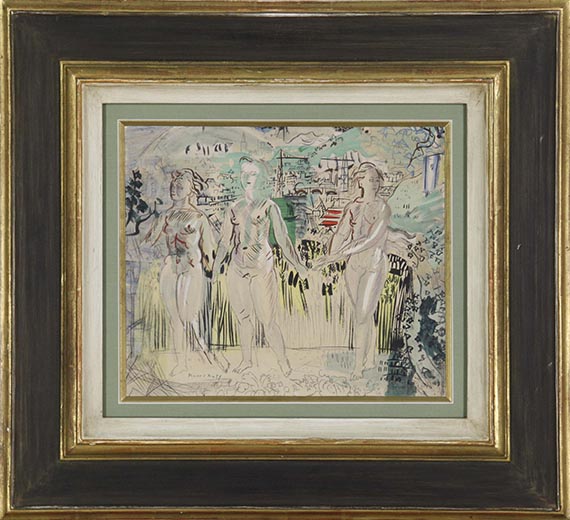 Raoul Dufy - Die drei Grazien - Image du cadre