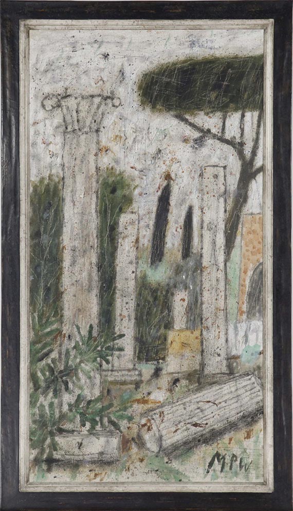 Max Peiffer Watenphul - Römische Landschaft - Image du cadre