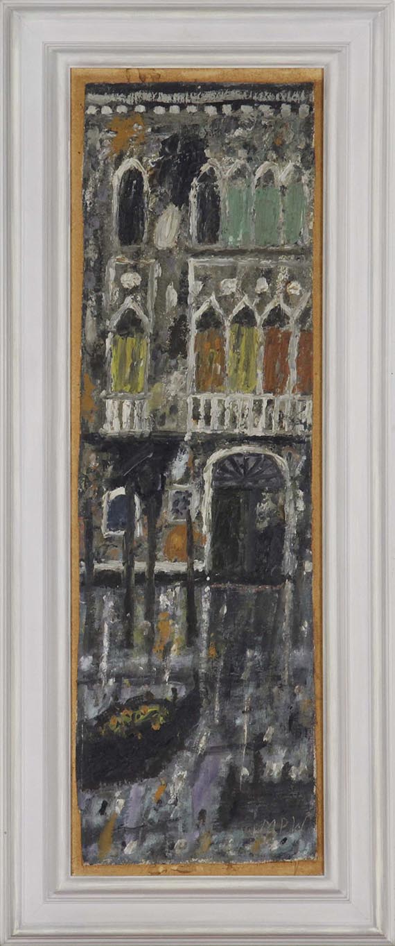 Max Peiffer Watenphul - Häuser in Venedig - Image du cadre