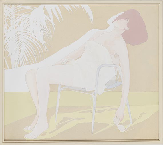 Werner Berges - Sitting on a Chair - Image du cadre