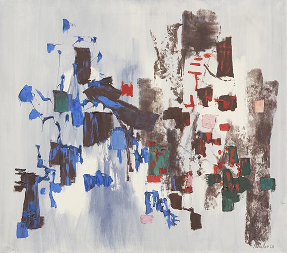 Fritz Winter - Blau-roter Garten