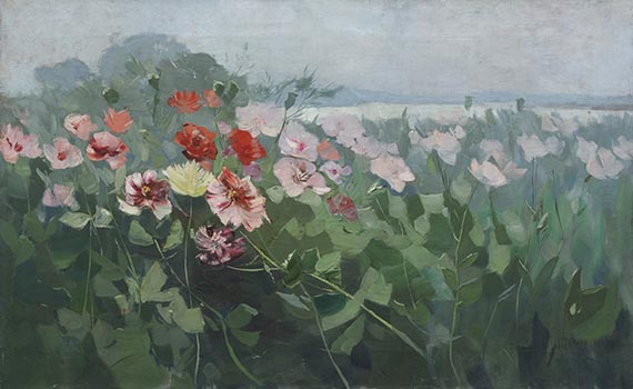 Karl Hagemeister - Mohnfeld